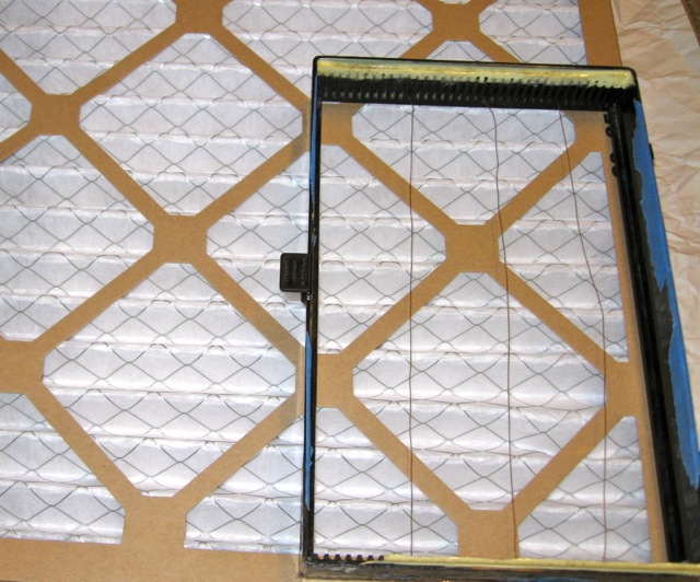 Frame and household HVAC filter