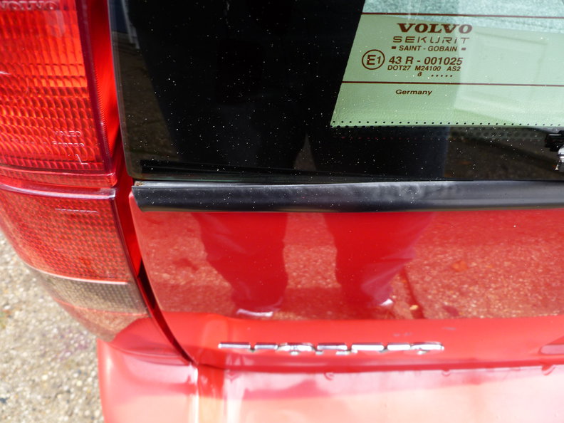 Was like this when I got it. If it got worse I was just going to remove it. Never got any worse.