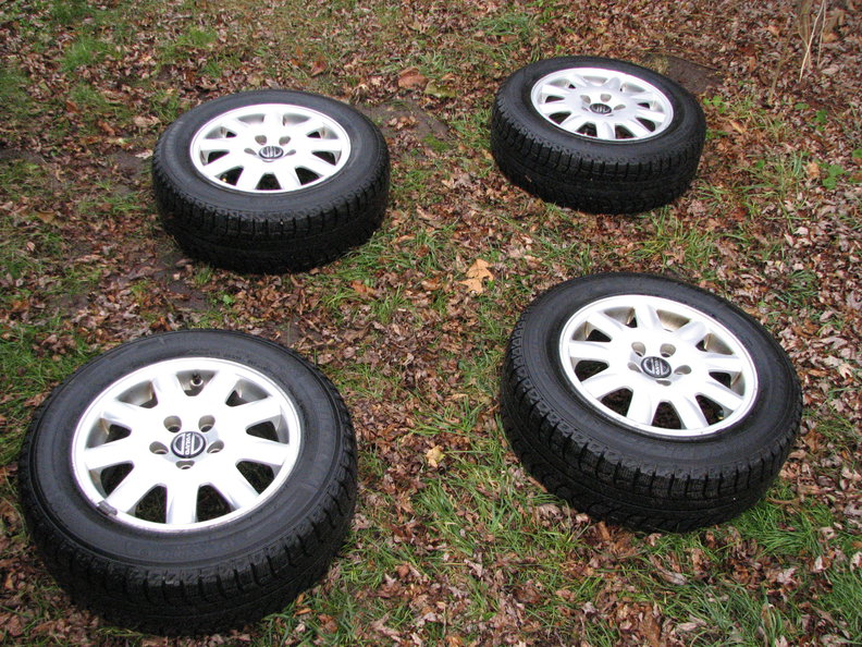I bought these wheels for the winter tires attached to them.