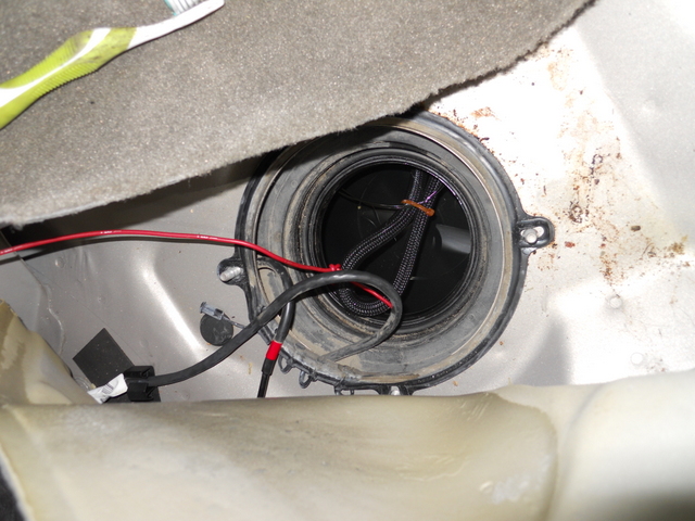 Driver side suction line with messenger attached