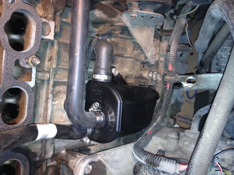 Other hoses at the trap are Volvo branded ones