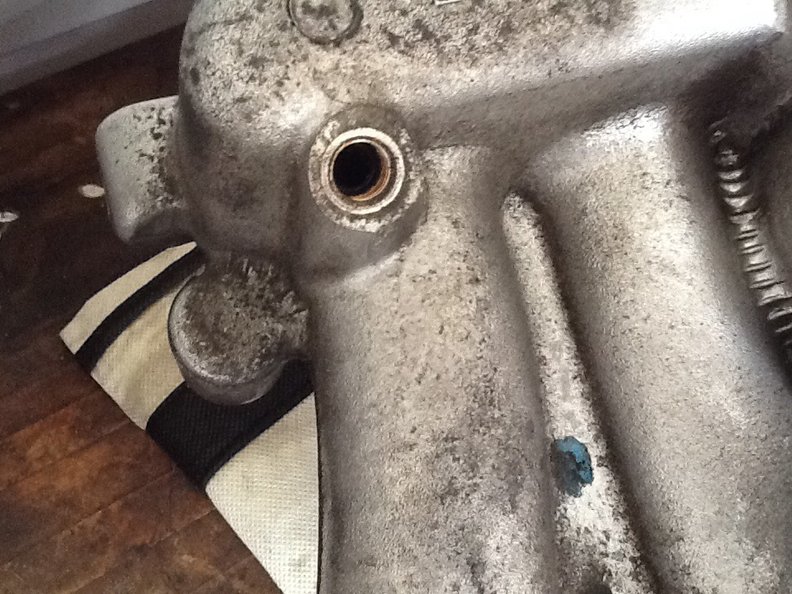 Barbed fitting here then direct PTC nipple