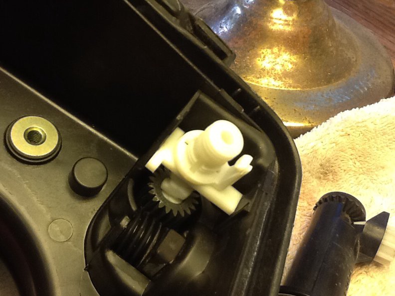 Cornor is slid into grooves