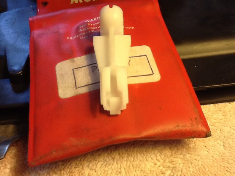 This is clipped into silver lens, poor access