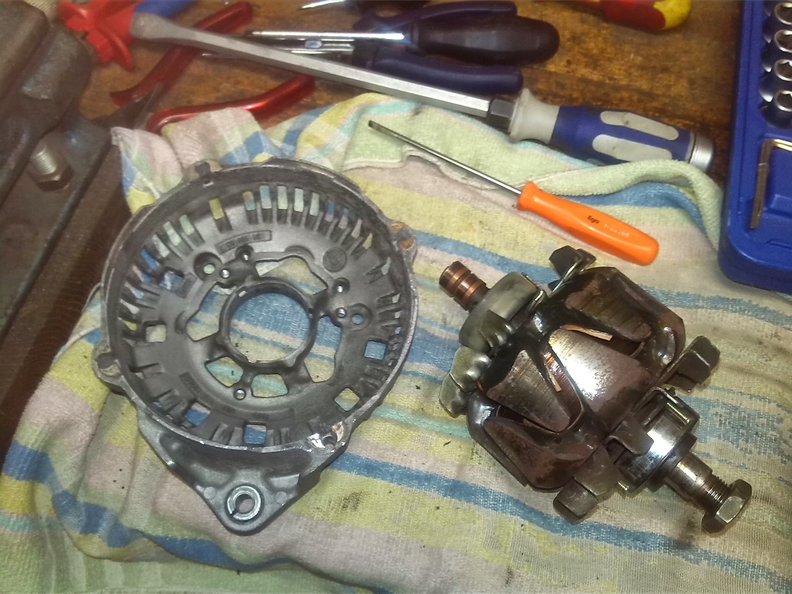 Shaft assembly with front housing