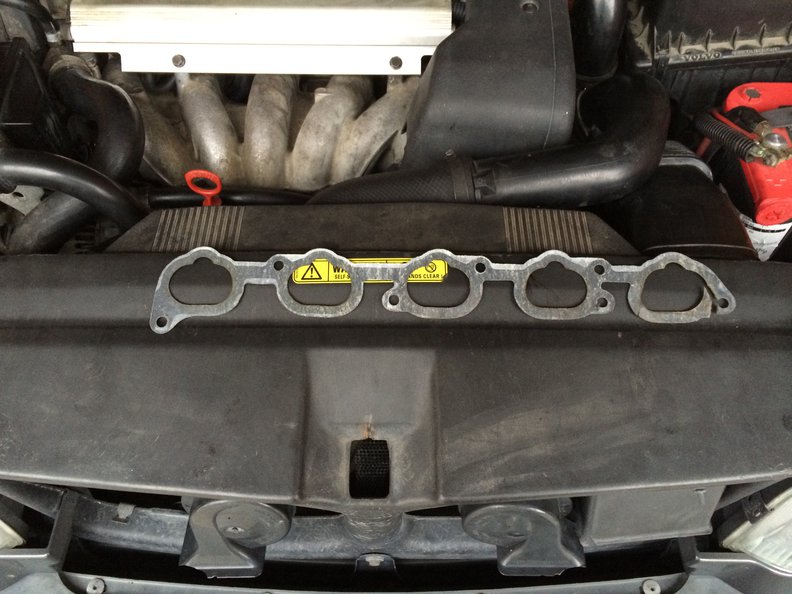 Torn intake gasket on cylinder 5