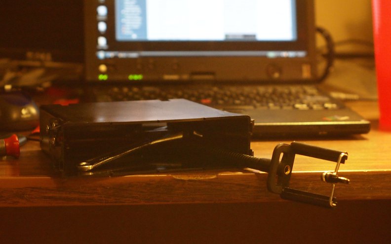 Get the position and angle correct before you start cutting. You can adjust it later, but it may mean cutting or drilling more holes.