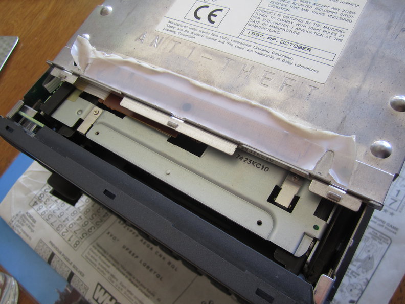 Lid placed back down to show the 3 dimples