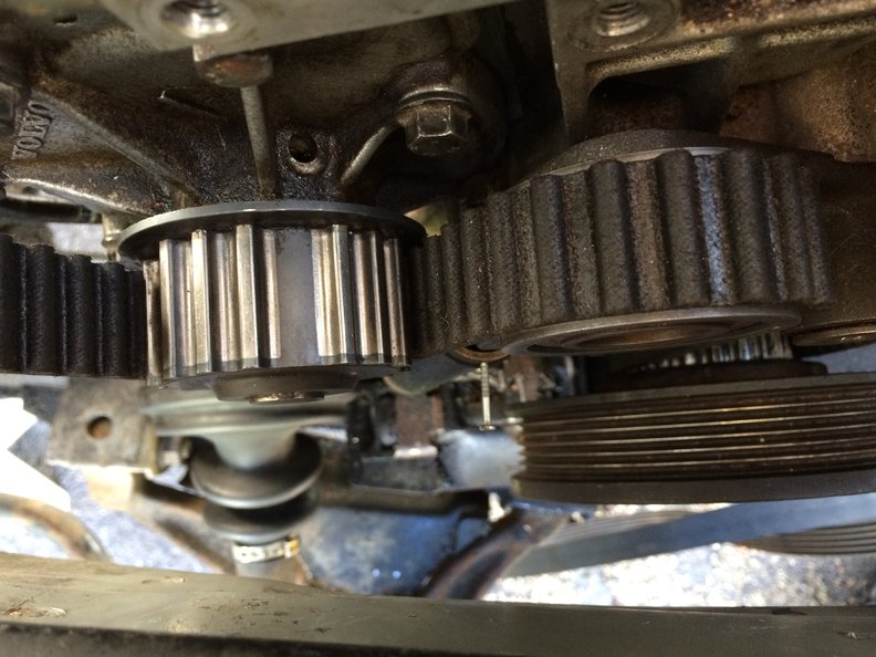 A routed timing belt