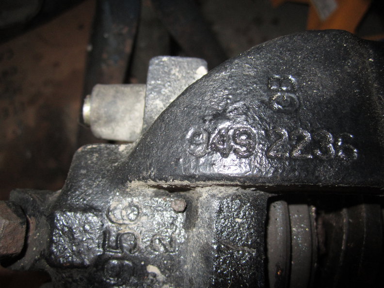 RH rear caliper part #