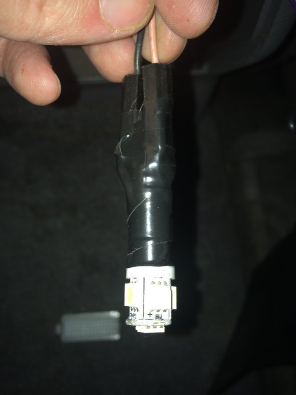 Finished light assembly.