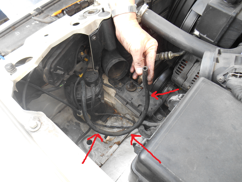 a picture of the detached hose