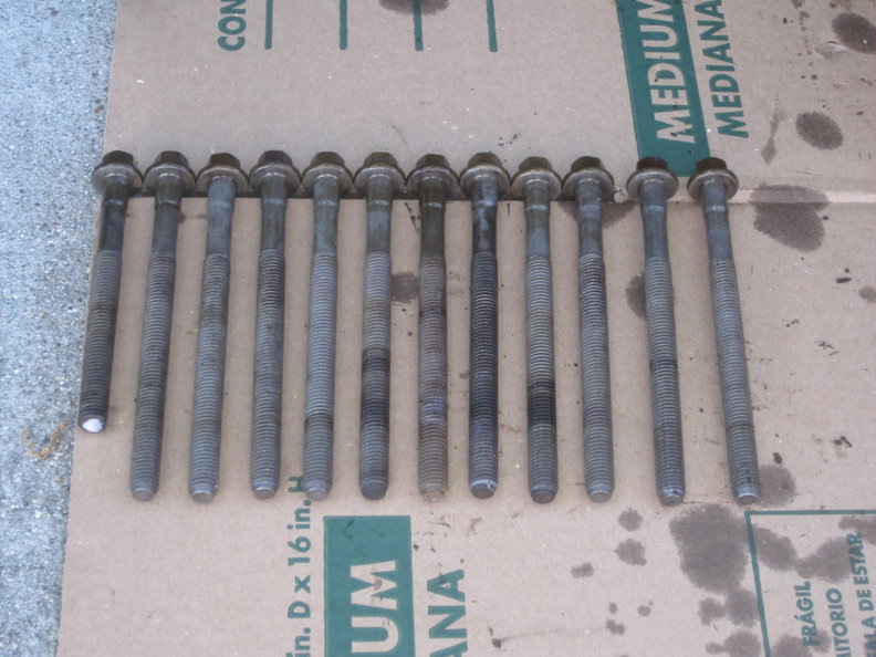Broken head bolt