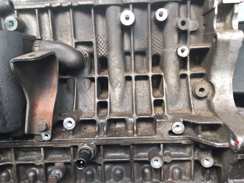 side of the white block