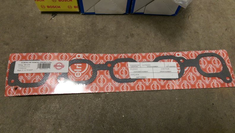Intake manifold gasket, 482.430, 1275055