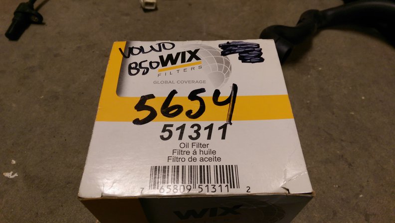 Oil filter, 5654,51311