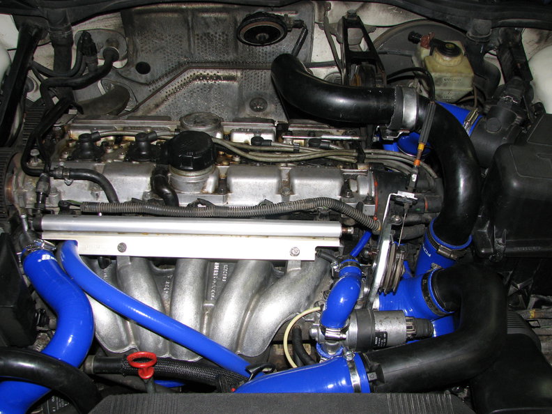 After cutting an inch from the hose, I did replace the OEM spring clamp