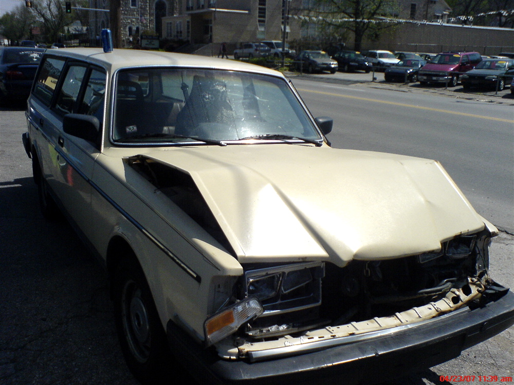 My 1st car. My 1st Volvo. This is the day I killed it