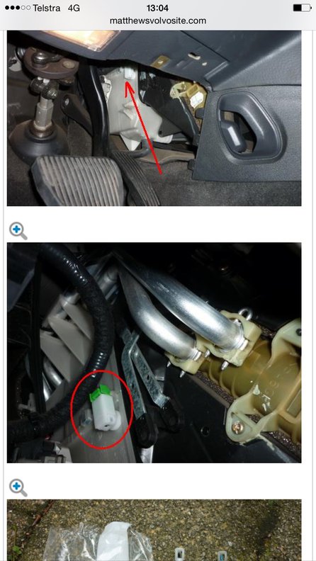 Here is how it looks on v70,<br />On my xc90 looks same, but no this sensor there, and around