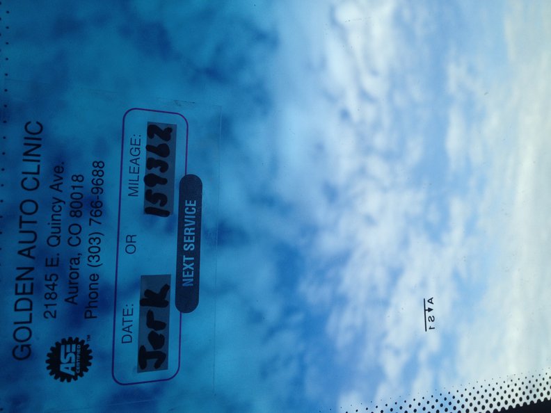 This what you get when your buddy changes your oil for you.