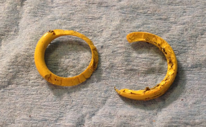 original O ring that took the pressure.