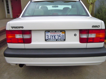 Rear ding lower left side