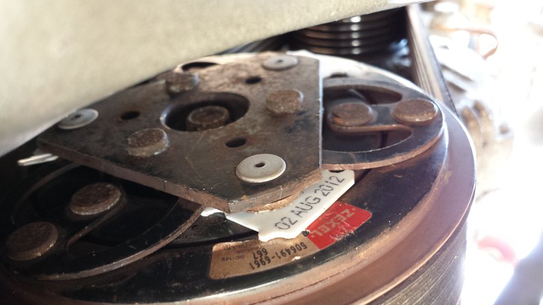 Bread Clip on the 850 NA AC Clutch