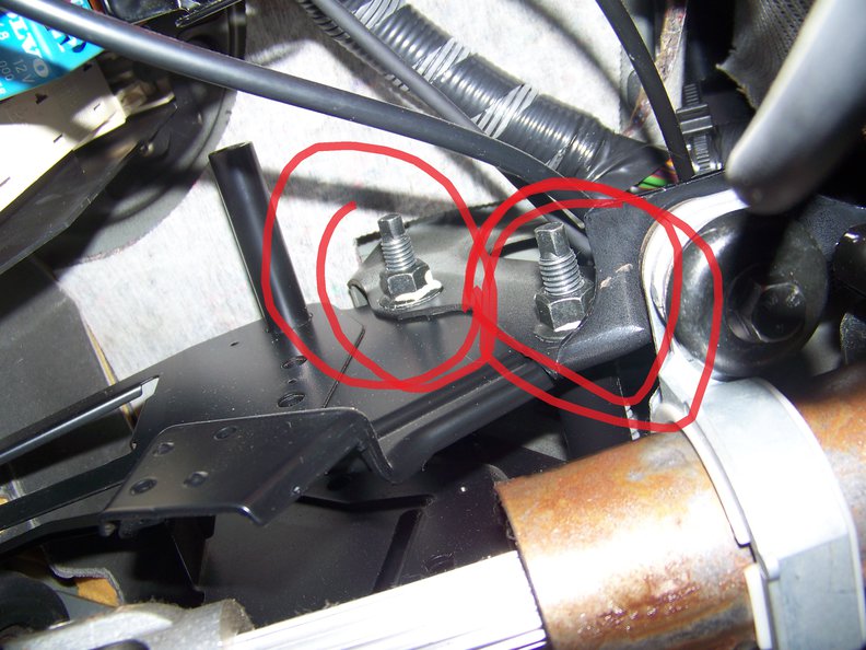 Two Large Bolts w/ Nuts