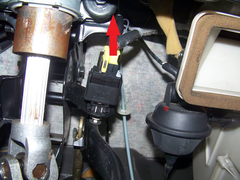 Pull Brake Light &amp; Cruise Cancel Plugs Off