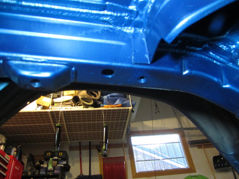 Rear Sub-frame mounting area on frame rail