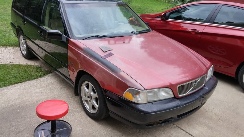 Black spot was from a test spray