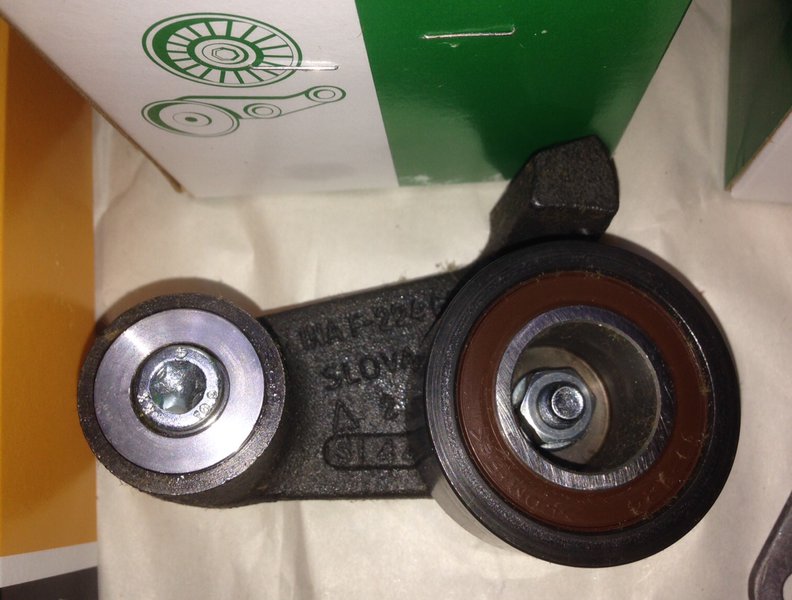 INA tensioner pulley view #1