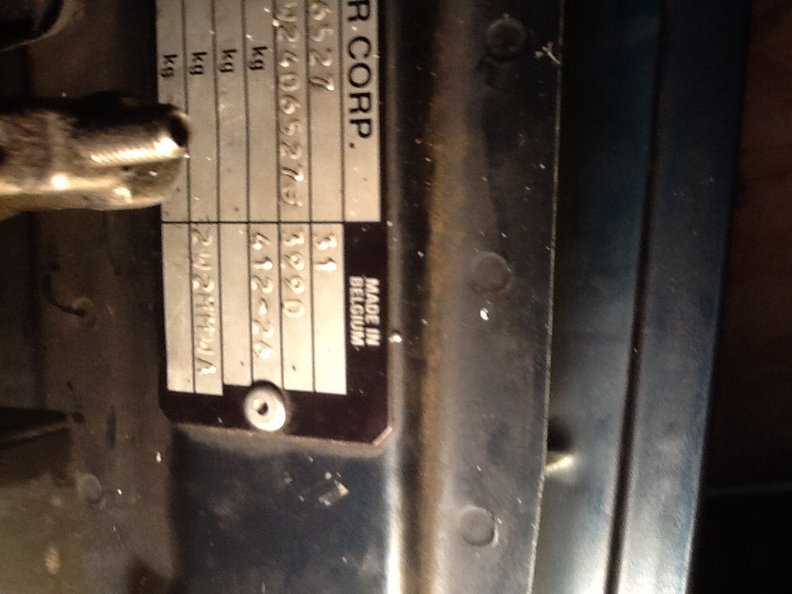 412 is the code for this car