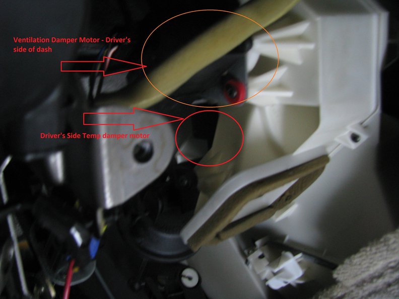 Driver's Side Air distribution box
