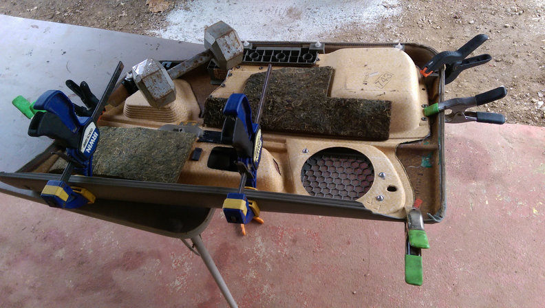 CLAMPING FRONT PANEL