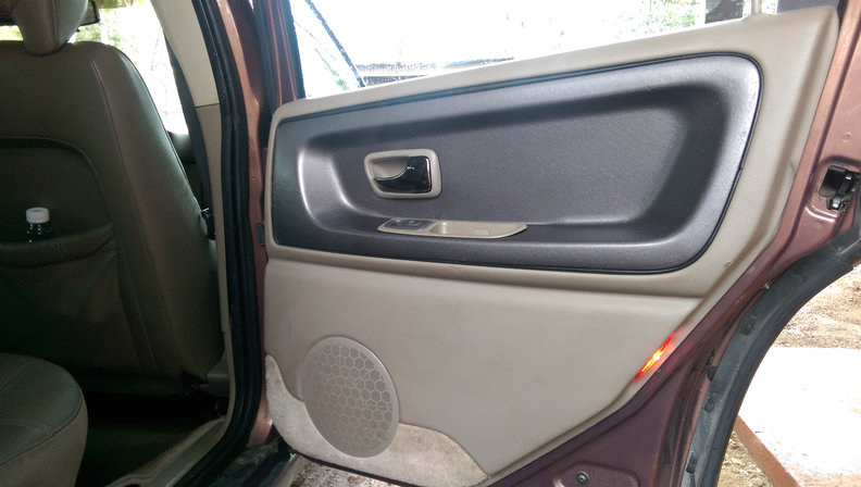 Panel in car