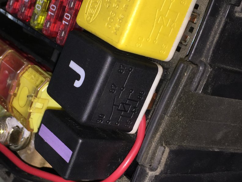 The relay in question