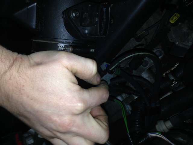 Sensor on filter housing