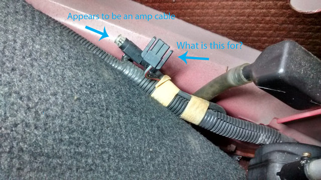 the two cables just sitting there