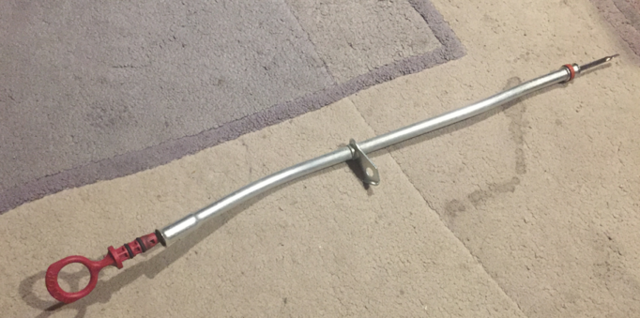 Can't just replace a broken dipstick anymore. They have changed the whole assembly.