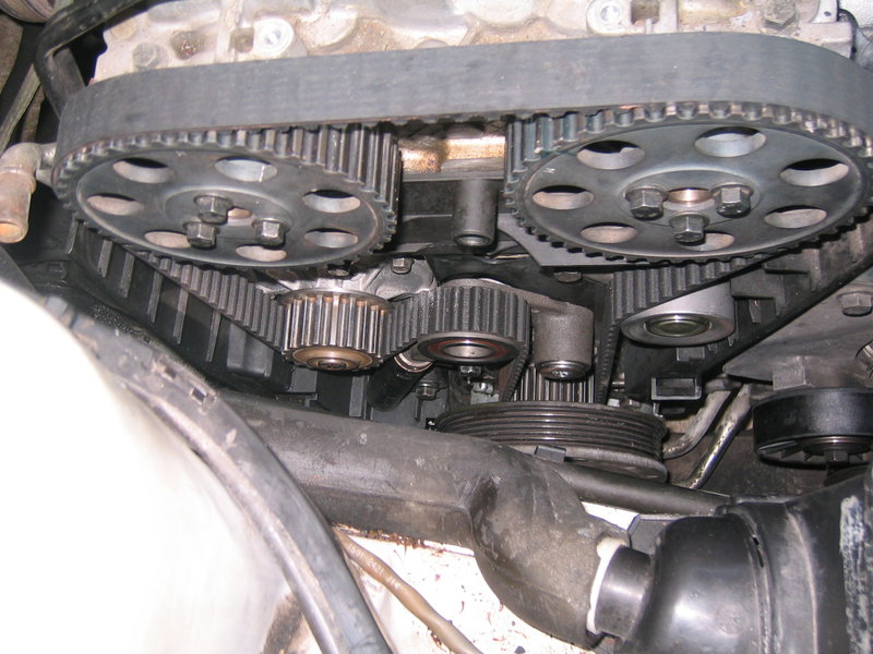 Volvo_TB Idler & Coolant Leak 001.JPG