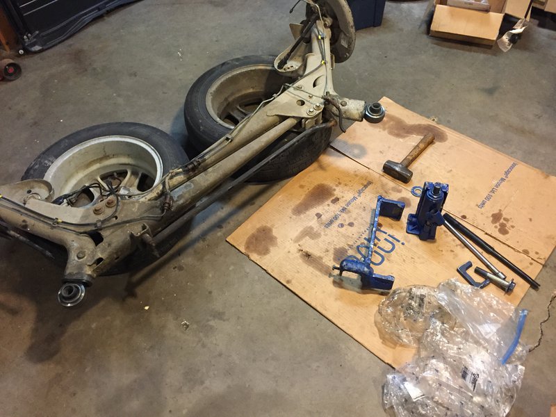 Dropped it all as a unit, made the delta link work relatively easy with the nice JD tool.