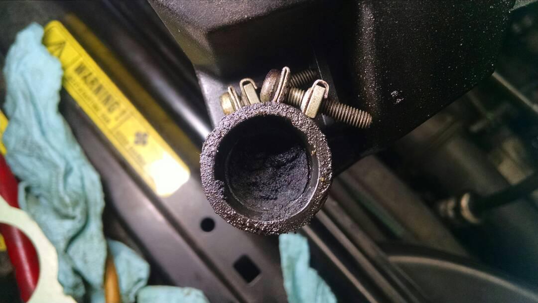 Here were the clogged ports!  Wow