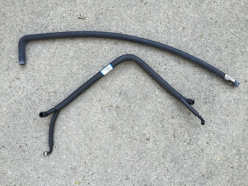 Comparison to the OEM Volvo hose