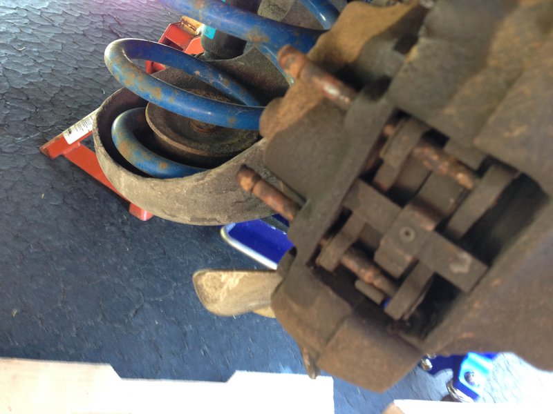 Pins coming out, inboard side