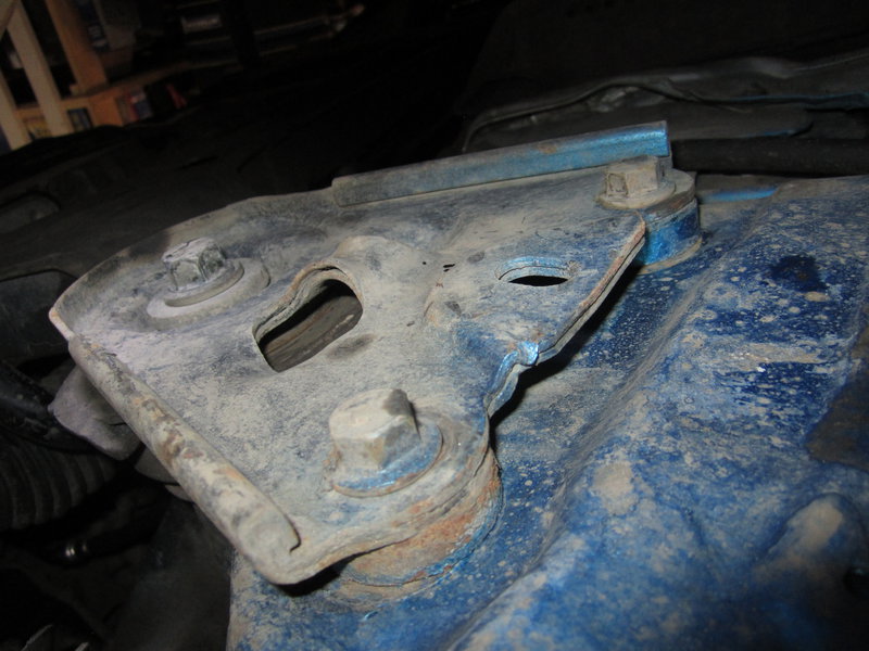 Rear front subframe mount plate