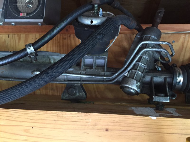 TRW rack out of the car