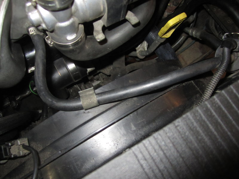 Carbon filter pipe from intake