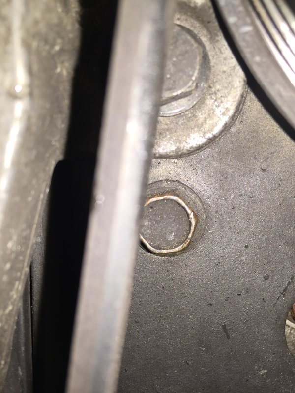 serp tensioner lower bolt