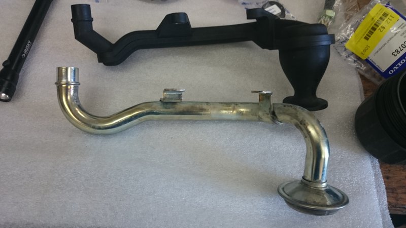 New style sump compared to old style sump